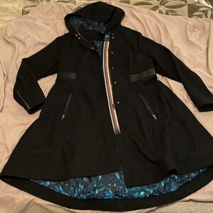 Torrid Doctor Who Button and Zip-Up Fleece Trenchcoat